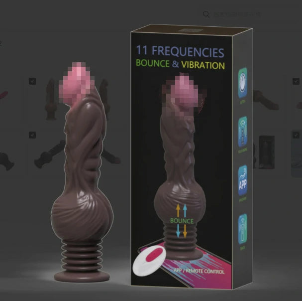 The Freak - Thick Bouncing Dildo With Remote