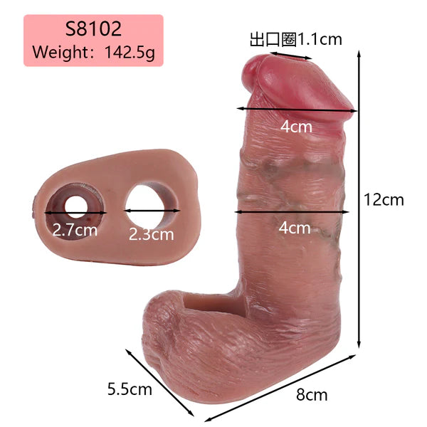 Thick Cock Sleeve Silicone Soft