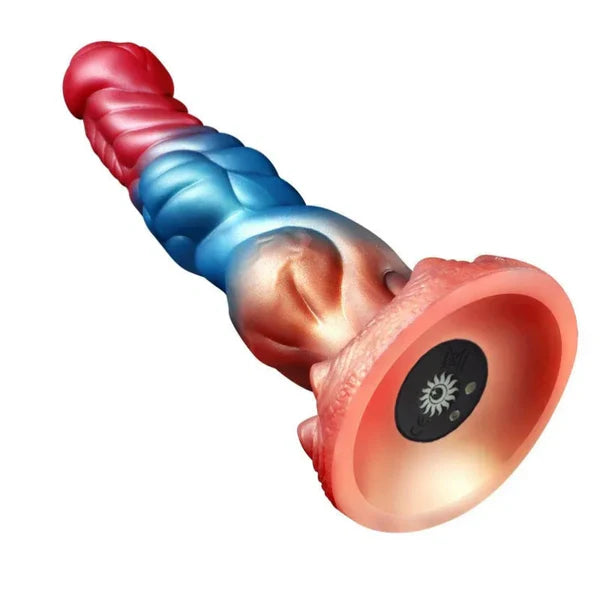 Thrusting Fantasy Dildo Dragon Style 10 Inches