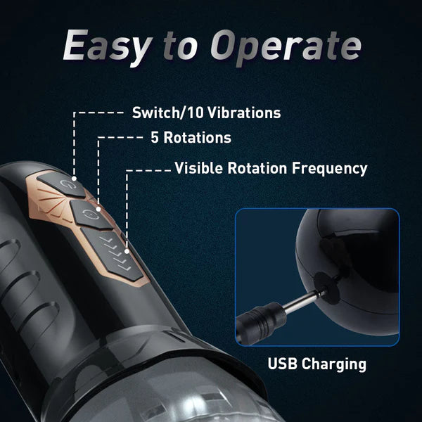 Tornado Sex Toy 10 Vibration Auto Stroker