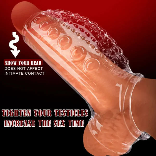 Transparent Penis Sleeve Flexible Design