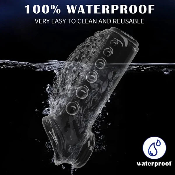 Transparent Penis Sleeve Flexible Design