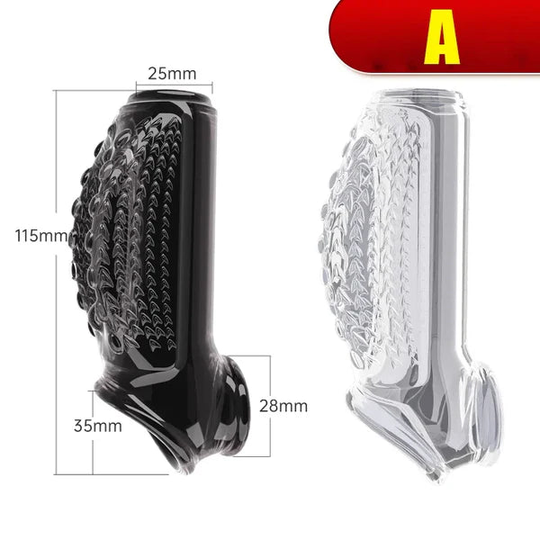 Transparent Penis Sleeve Flexible Design
