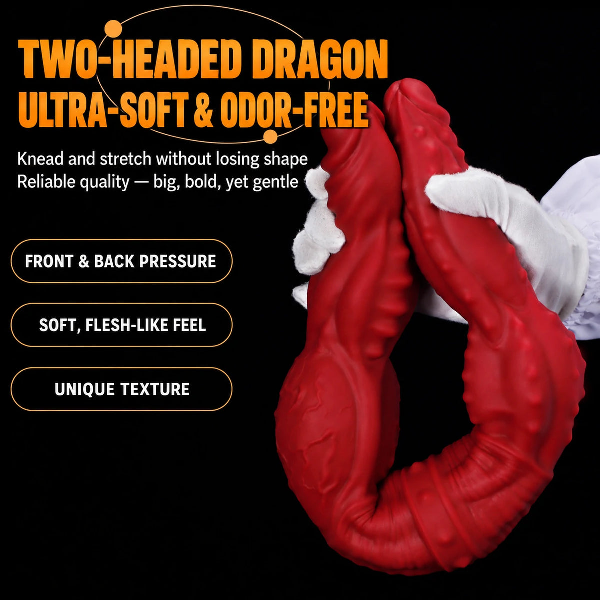 Twin Dragon – Soft Double-Ended Fantasy Dildo