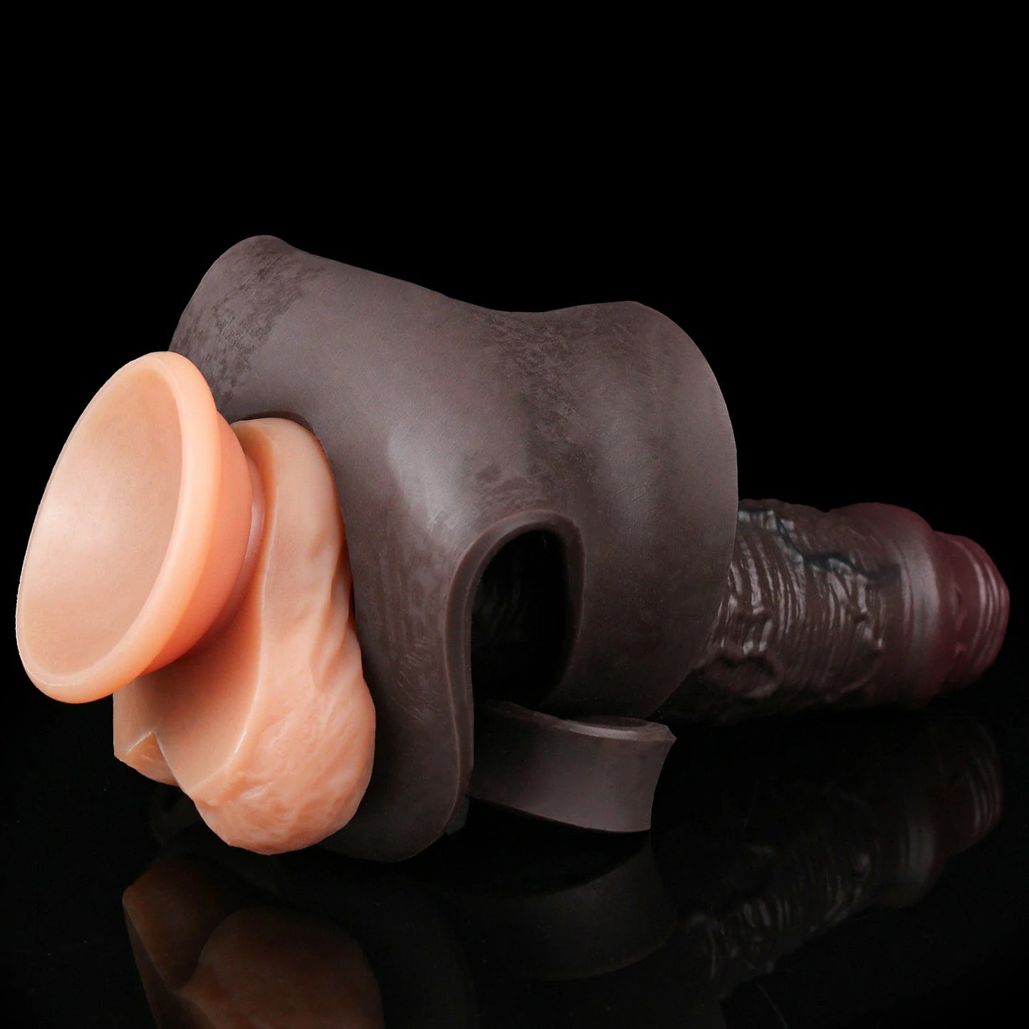 Ultra-Realistic Hollow Wearable Dildo Harness