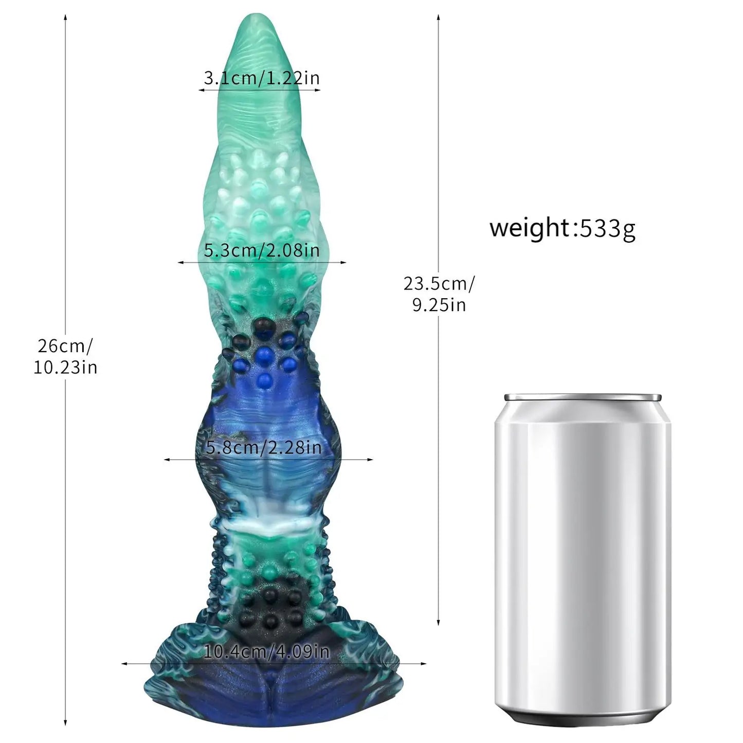 Unknown Creature Fantasy Dildo 10 Inches