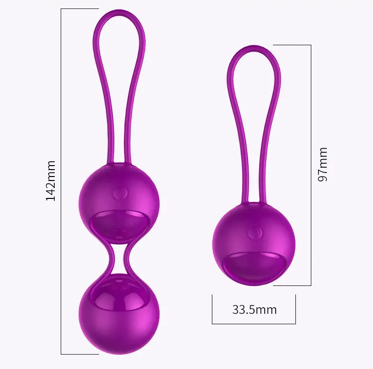 Vibrating Ben Wa Balls with Remote Control