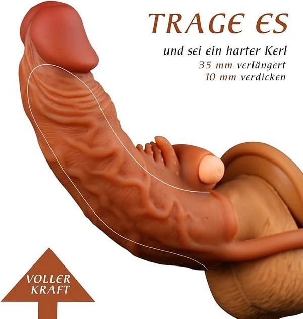 Vibrating Penis Extenders Realistic Design