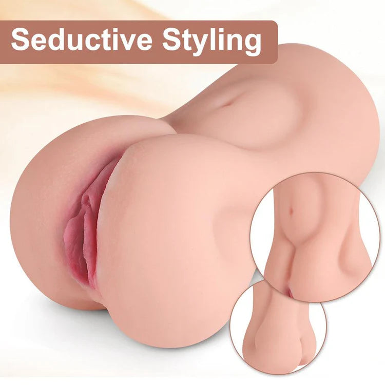 Vibrating Pocket Pussy Realistic Silicone