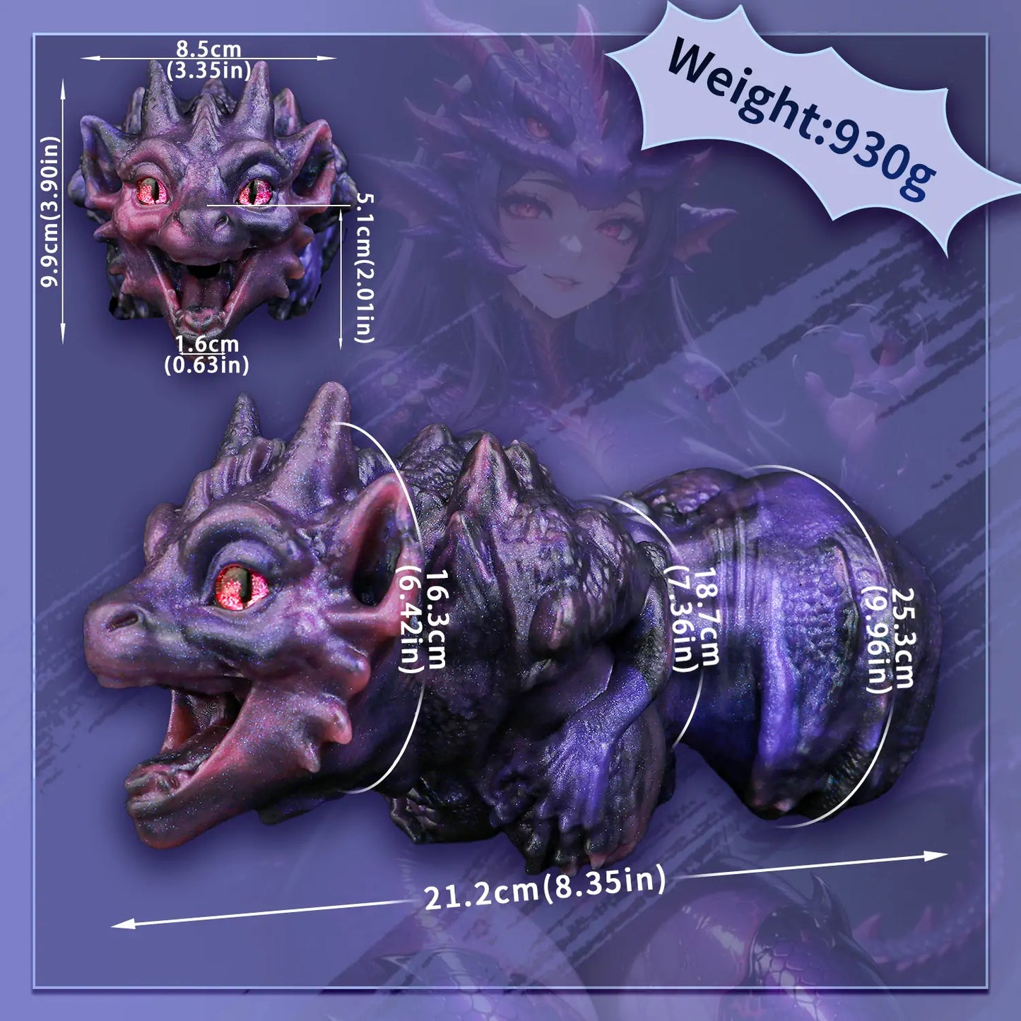 Void Dragon Blowjob Stroker - Fantasy Pocket Pussy