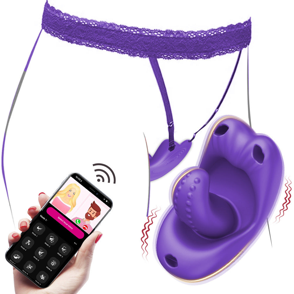 Wearable Tongue Licking Vibrator Panties