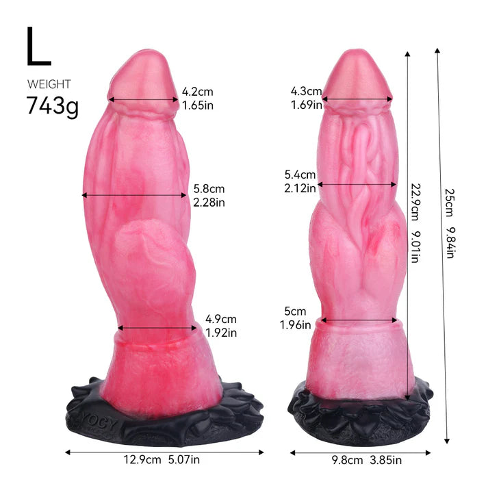 Werewolf Dildo Premium Silicone 3 Sizes
