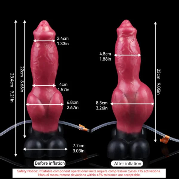 Werewolf Dildo That Cums Premium Silicone 3 Sizes