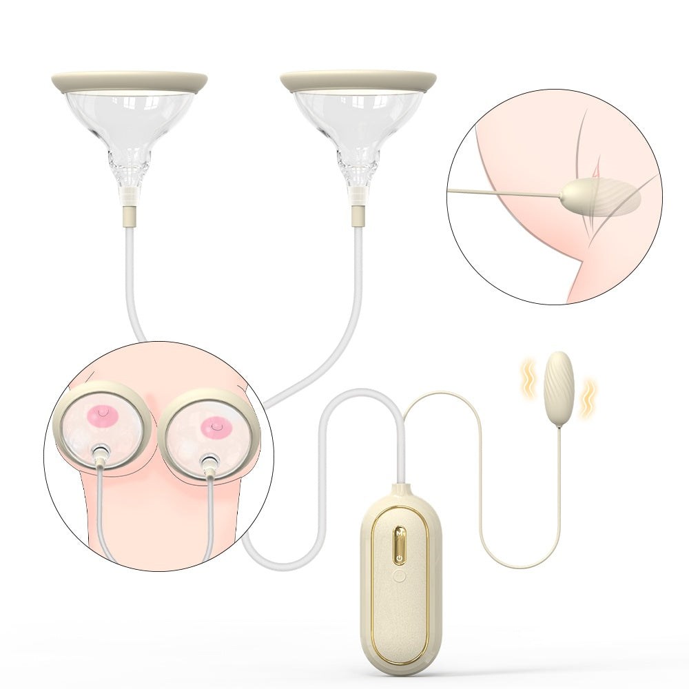 2-in-1 Vibrating Nipple Pump Toy anesidora 2-in-1 Vibrating Nipple Pump Toy anesidora