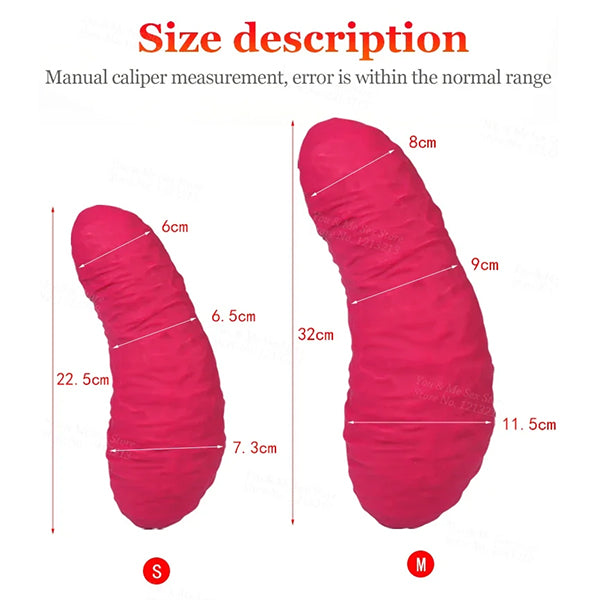 Thick Silicone Rectal Prolapse Butt Plug - Super Soft Anal Dilator Built Anal Toy For Women Men