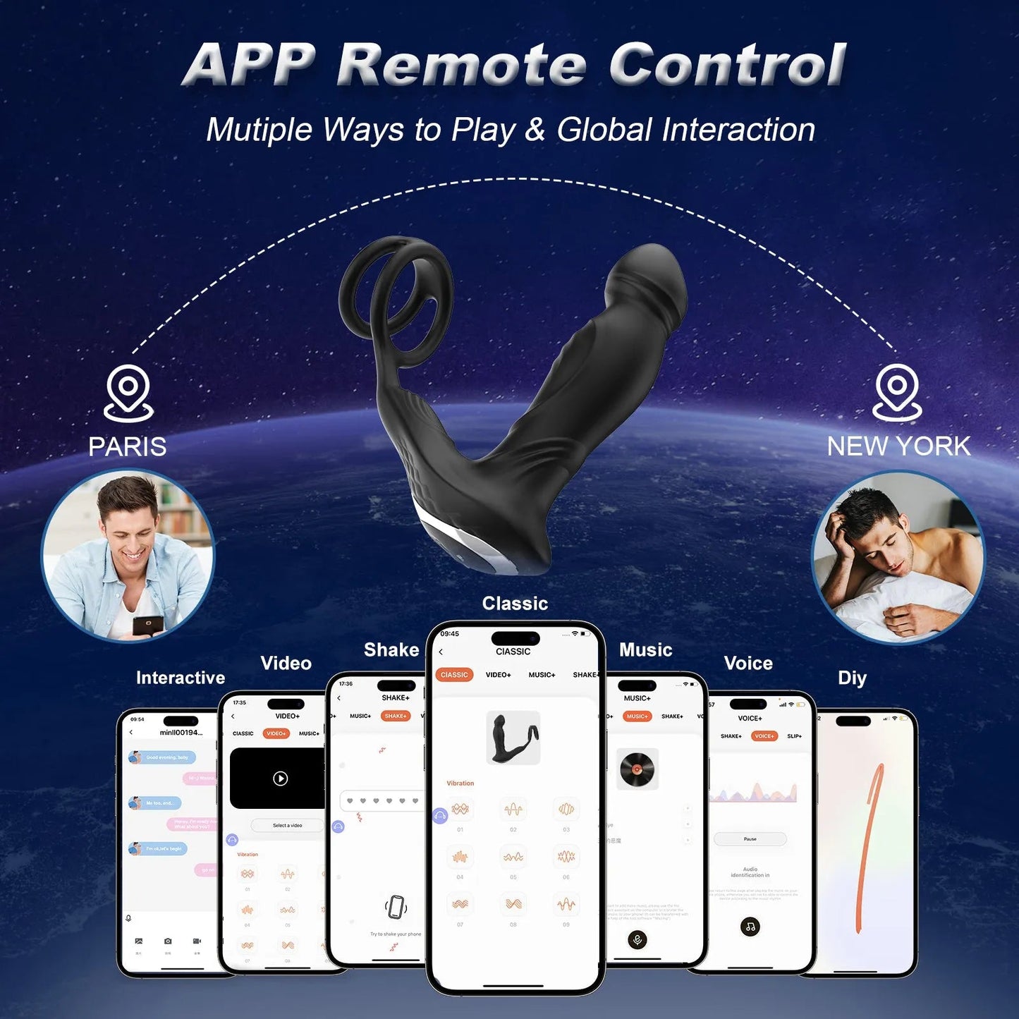 Xinghaoya APP Control Prostate Vibrator