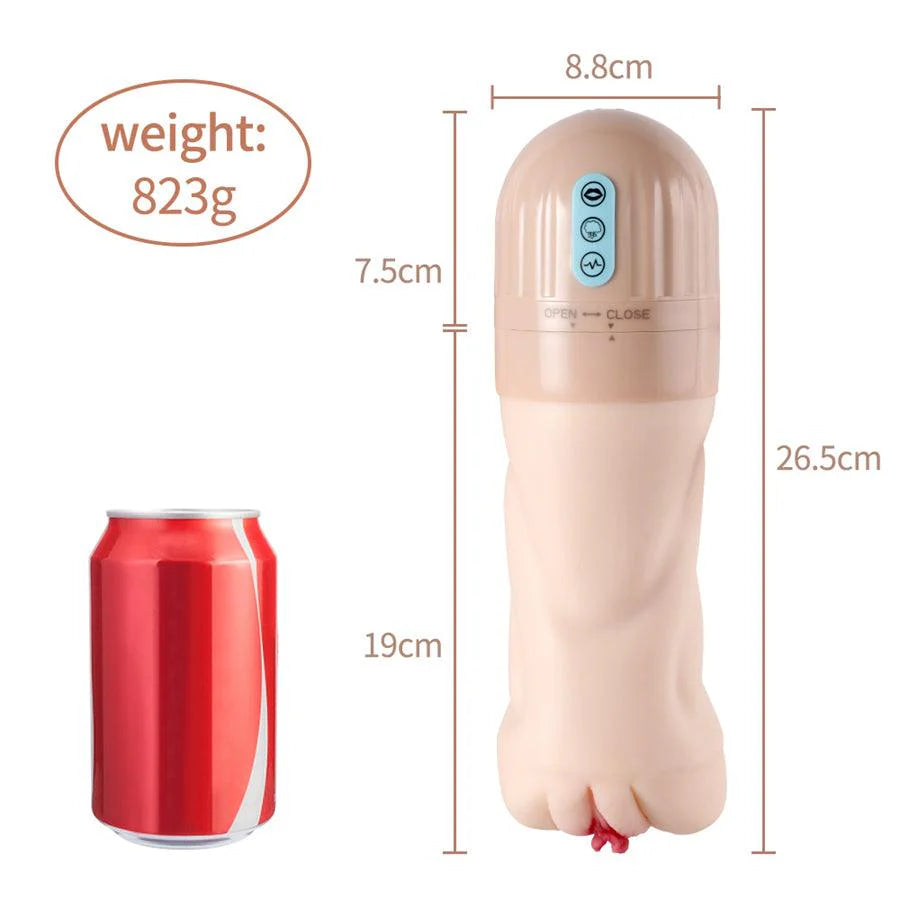Auto Sucking Pocket Pussy Realistic Vaginal Design