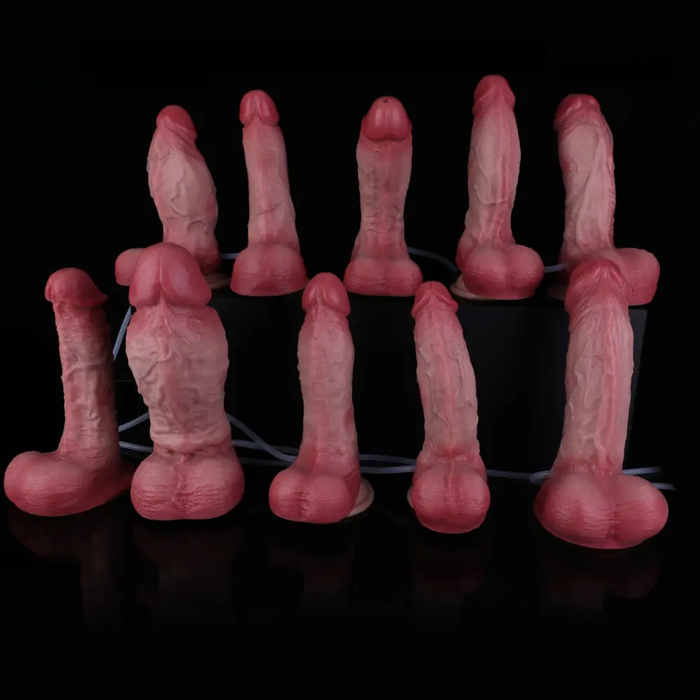 RealFeel Dual Density Ejaculating Dildo 10 Size
