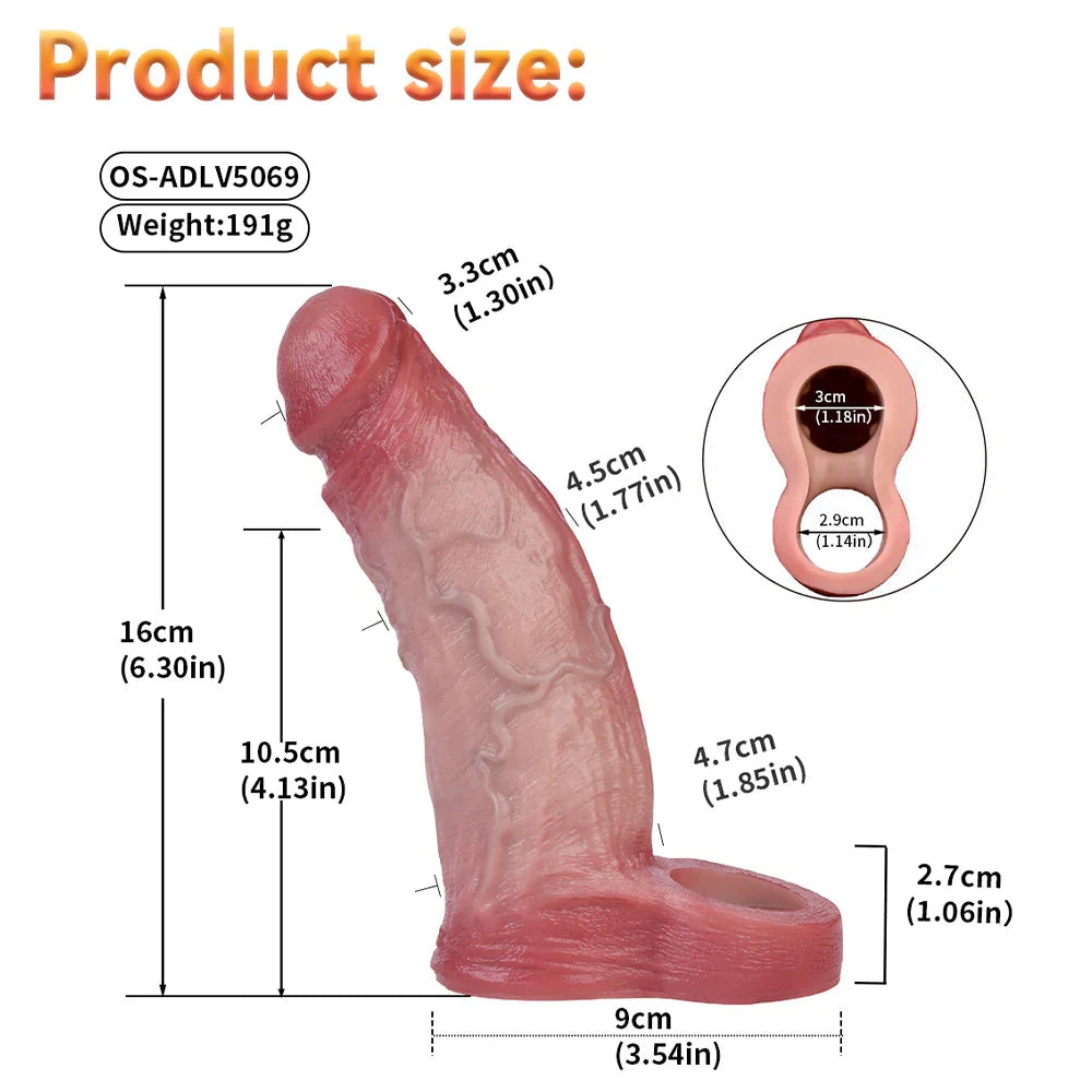 Xinghaoya Lifelike Vibrating Penis Sleeve