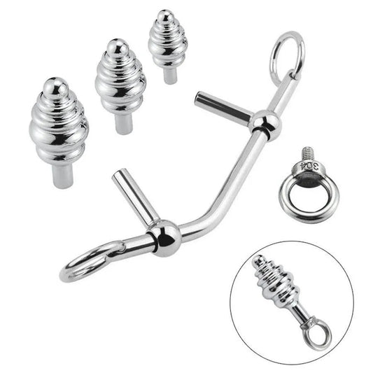 Detachable Metal Anal Hook Kinky Sex Toys