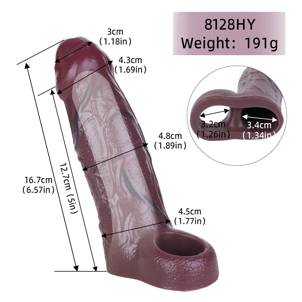 Xinghaoya Realistic Black Penis Sleeve