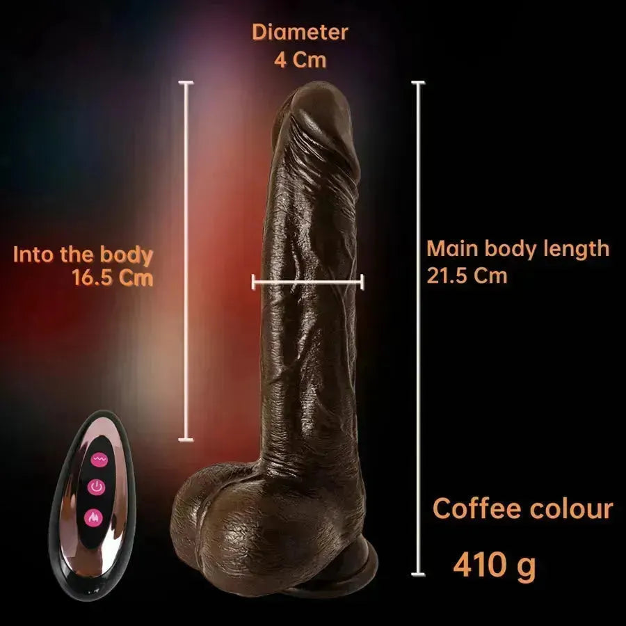 Remote Realistic Thrusting Adult Toy