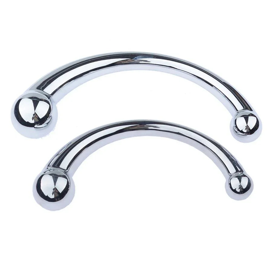 Dual Head Stainless Steel Anal Dildo