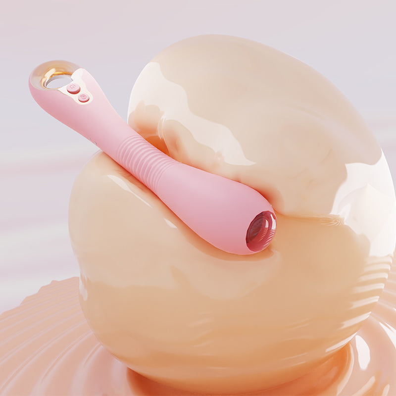 Endoscopic Vibrating Dildo Anal Toys - 360° Bendable Heat Endoscope Vibrator Women Masturbator