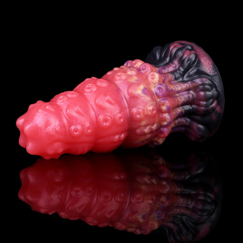 Octopus Tentacle Fantasy Dildo Butt Plug – Blood-Iridescent Silicone Anal Sex Toys for Women