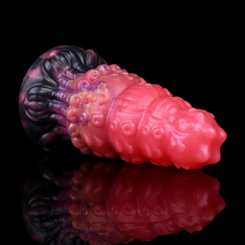 Octopus Tentacle Fantasy Dildo Butt Plug – Blood-Iridescent Silicone Anal Sex Toys for Women