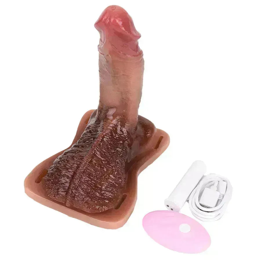 Remote Realistic Dildo Grinder Sex Toy