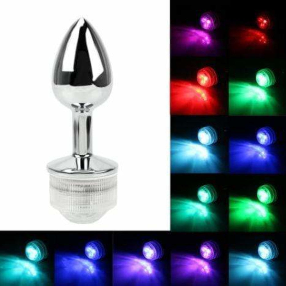 LED RGB Anal Remote Plug