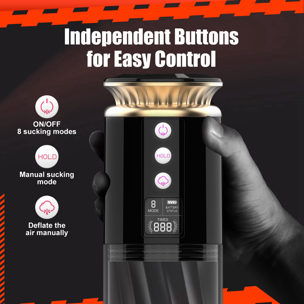 Xinghaoya LED Air Sucking Penis Pump