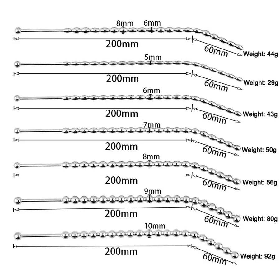 Metal Beads Sounding Rod for Men