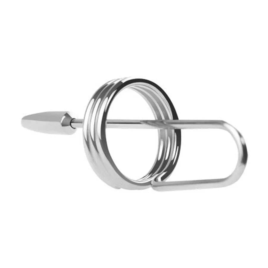 Metal Sounding Rod with Cock Ring