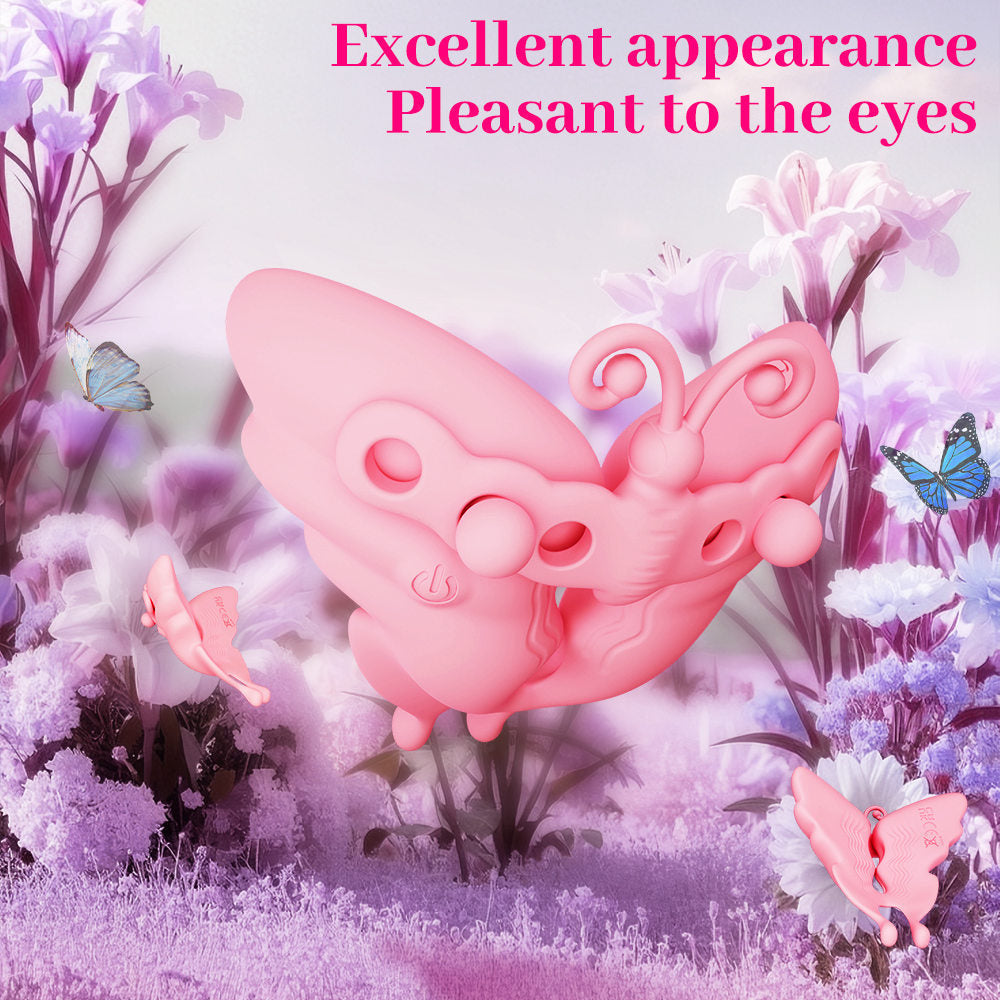 Remote Butterfly Vibrating Nipple Clamps