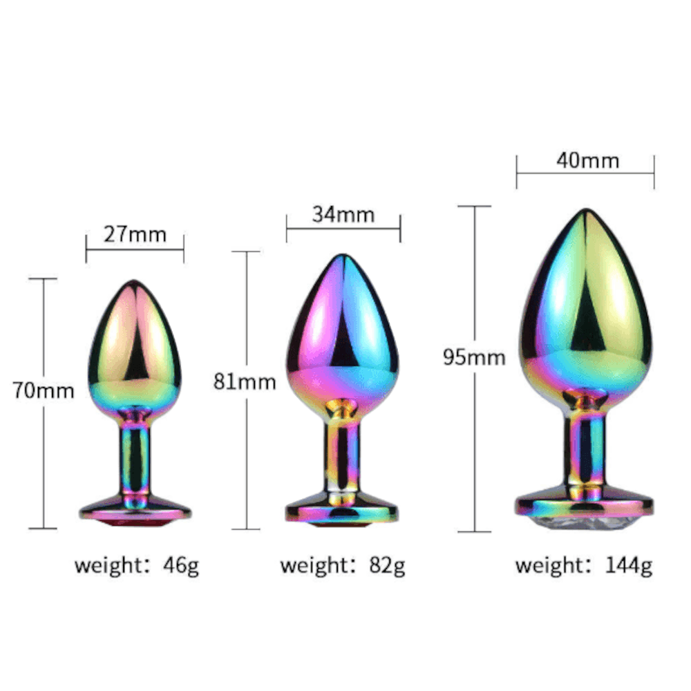 Shining Neochrome Anal Set (3 Piece)