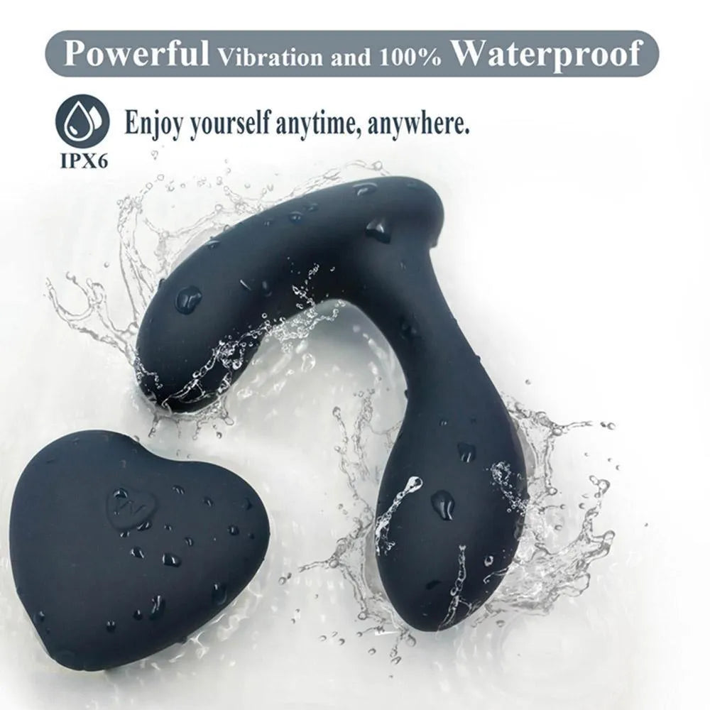 Remote Control Anal Plug Vibrator for Men