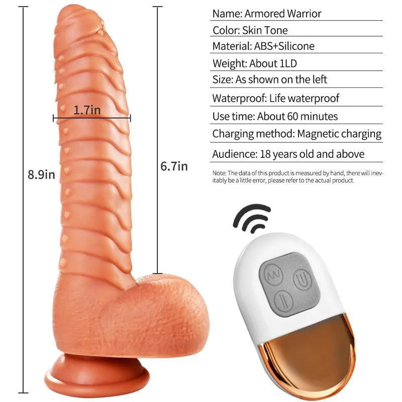 Remote Control Thrusting Dildo Sex Toy