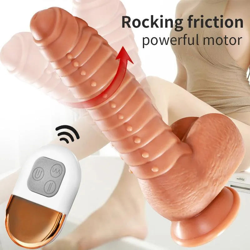 Remote Control Thrusting Dildo Sex Toy