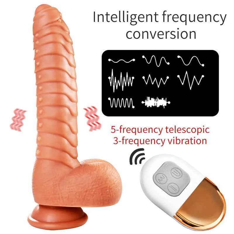 Remote Control Thrusting Dildo Sex Toy