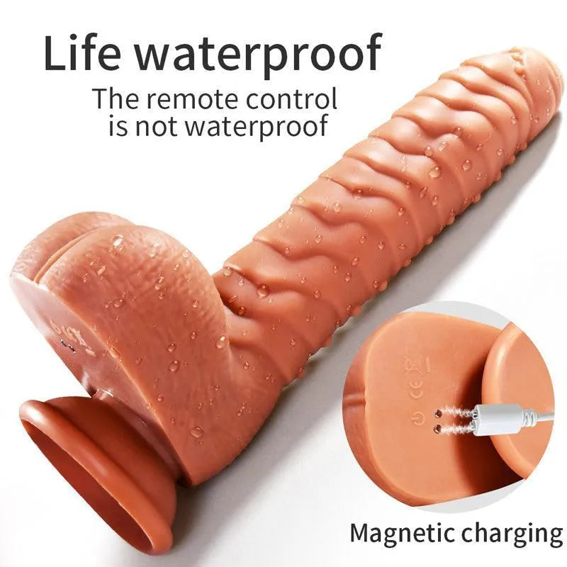 Remote Control Thrusting Dildo Sex Toy