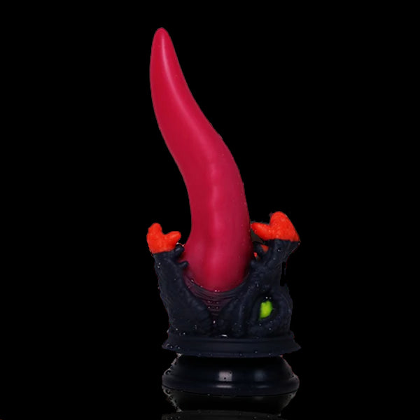 Monster Hellfire Dragon Tongue Dildo 8.7 Inches