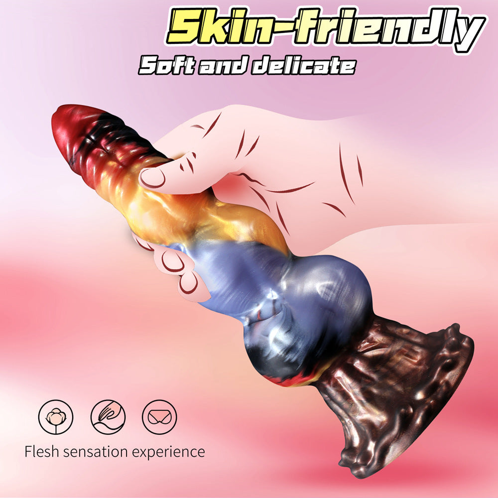 Xinghaoya Silicone Dog Penis Thrusting Vibrator