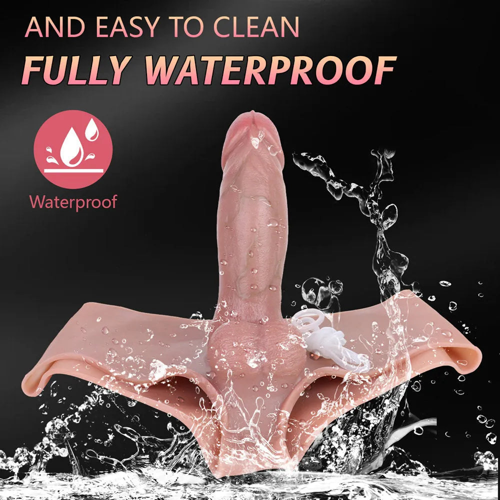 Silicone Squirting Strap On for Sex