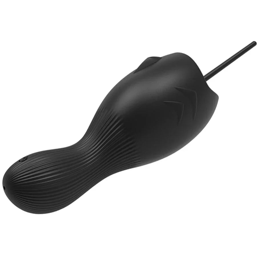 Silicone Vibrating Male Penis Trainer with Sounding Rod