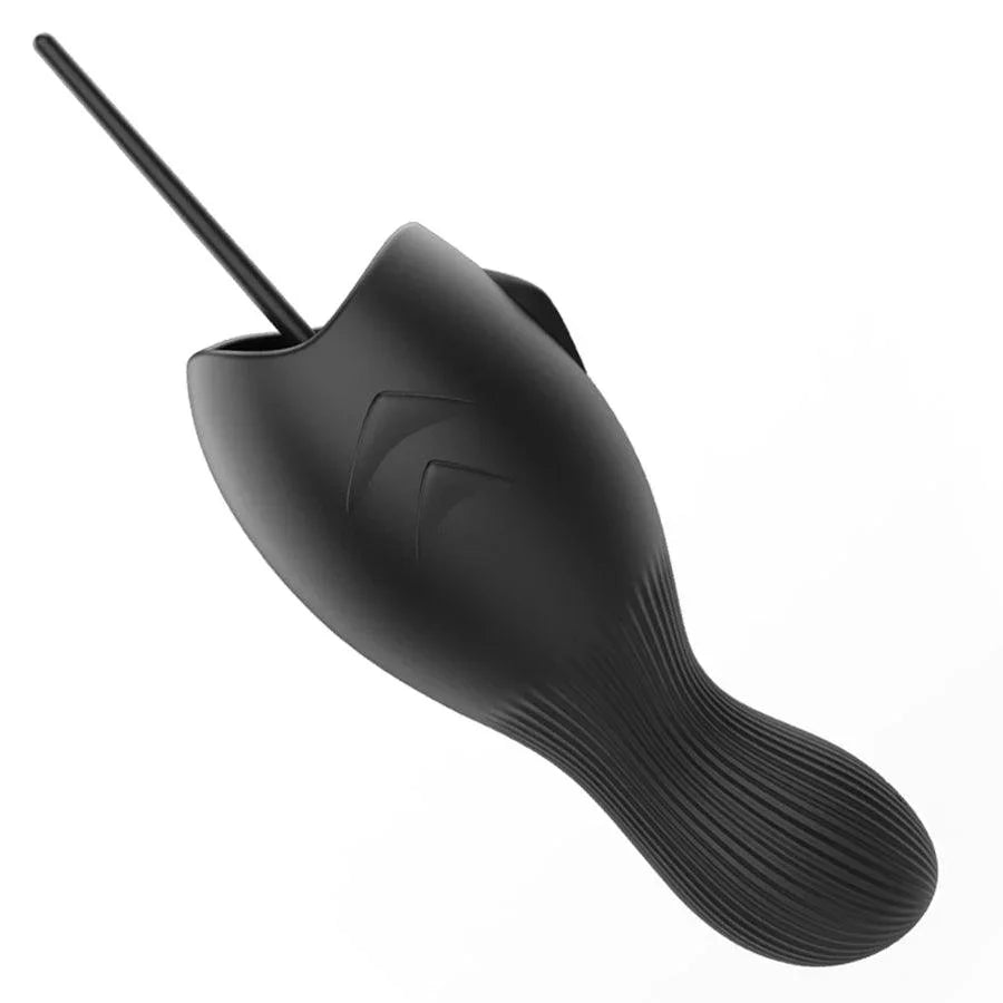 Silicone Vibrating Male Penis Trainer with Sounding Rod