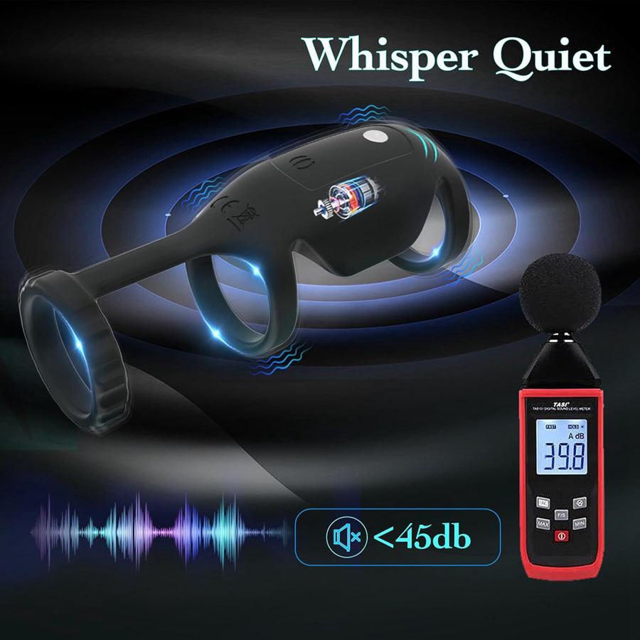 Soft Silicone Vibrating Penis Ring Sex Toy