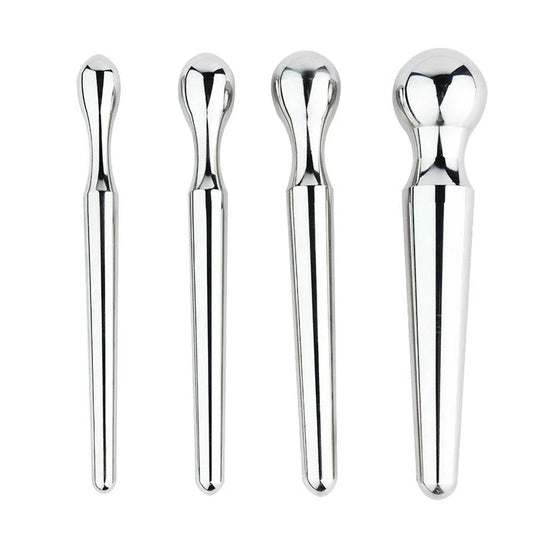 Stainless Steel Dual-Ended Sounding Rod Penis Plug