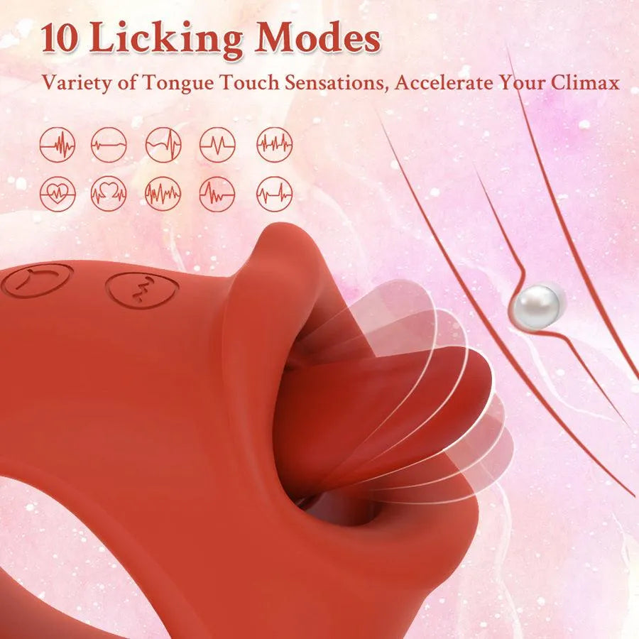 Sweet Tongue Silicone Clitoral Stimulator for Women